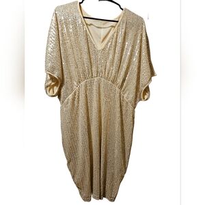 Gold Sequin Dress